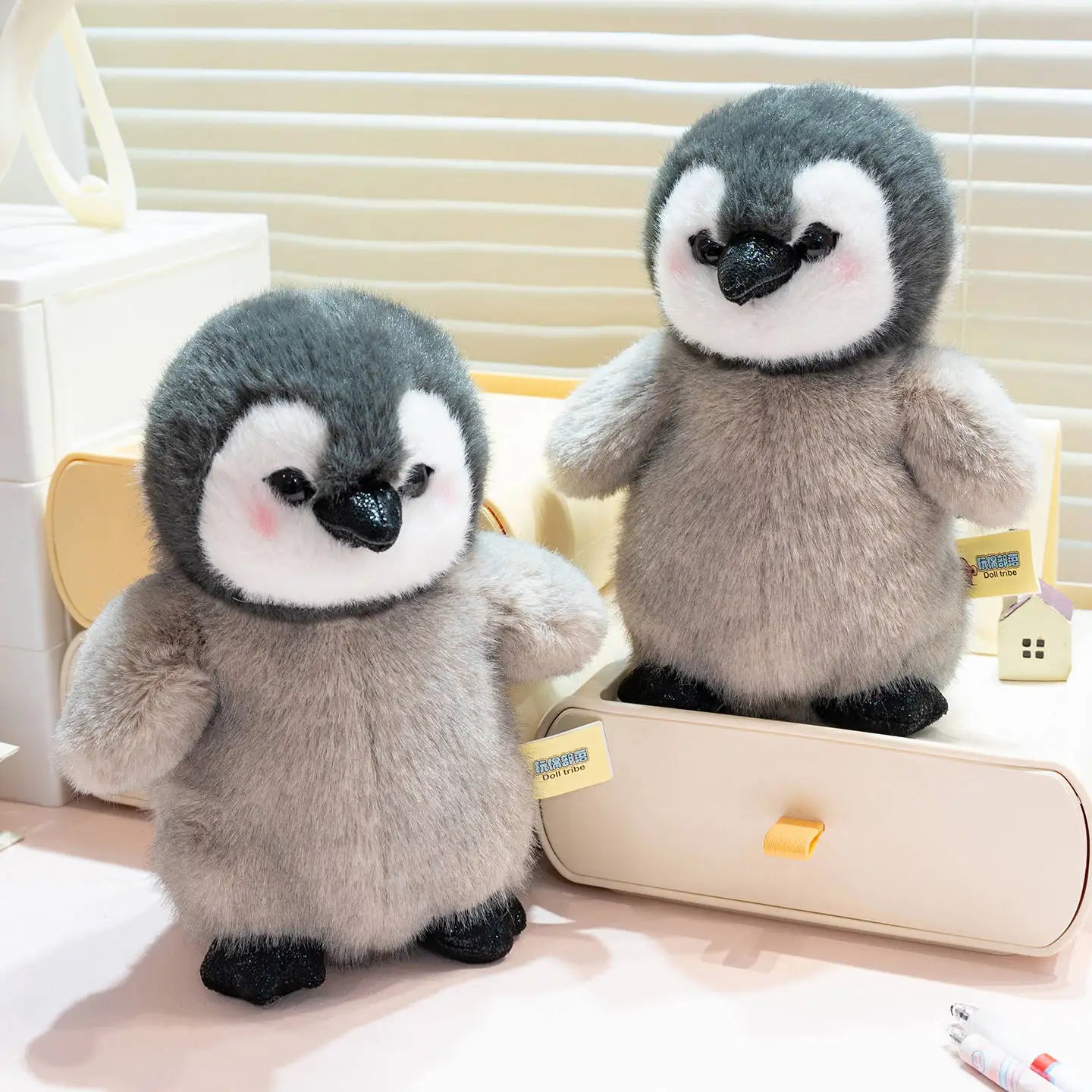 Pudge the Chubby Kawaii Cozy Penguin Snuggle Plushie
