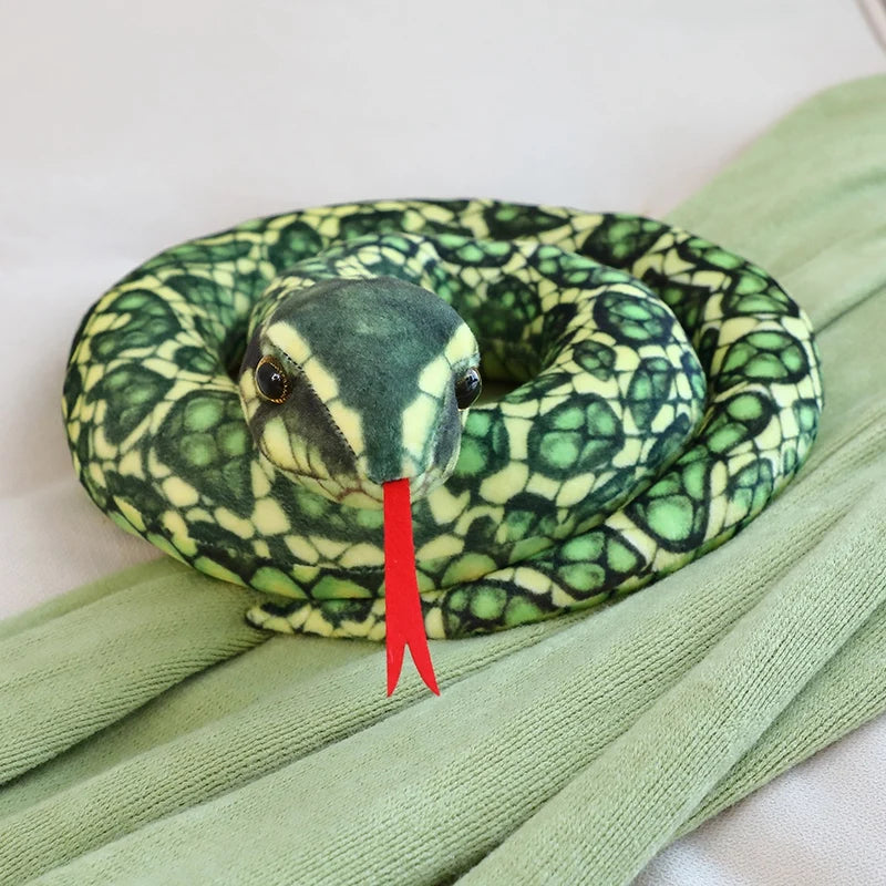 Noodles the Giant Long Kawaii Snake Snuggle Plushie