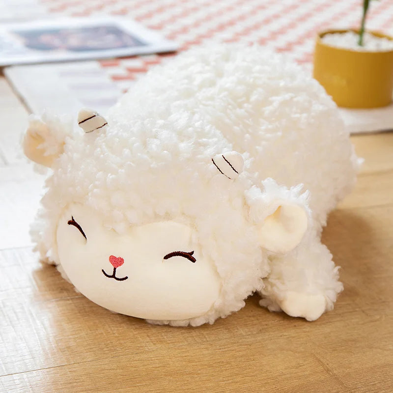 Woolly the Fluffy Kawaii Alpaca Sheep Appease Snuggle Pillow