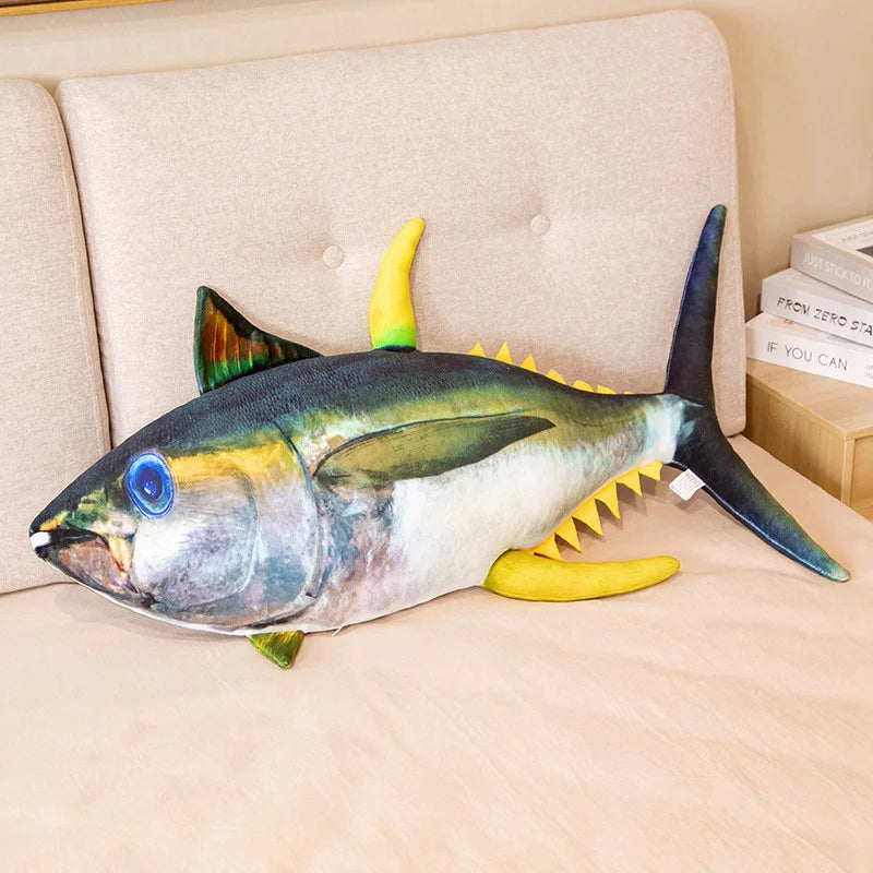 Tuna the Giant Kawaii Sea Fish Snuggle Plush Pillow