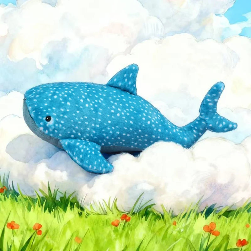 Dreamy Blue Whale Snuggle Plushie