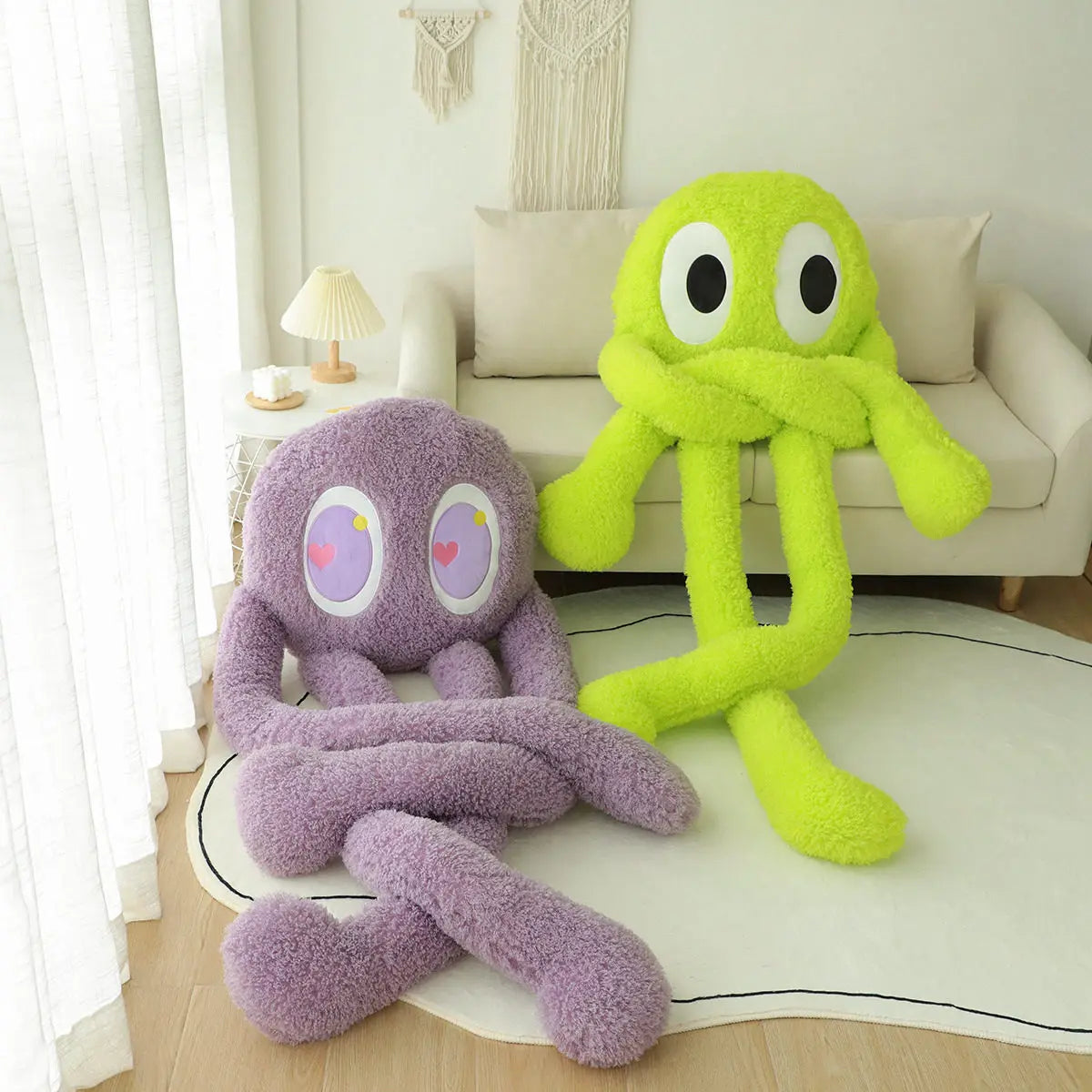 Inky the Giant Fuzzy Kawaii Octopus Snuggle Plushie