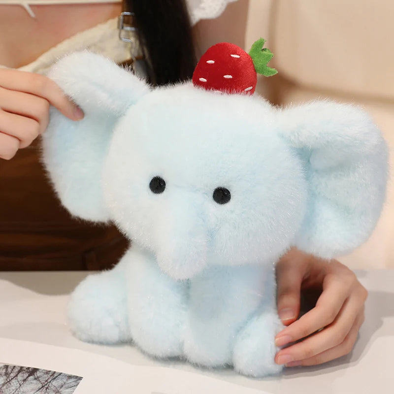 Chubby Sitting Kawaii Panda Bear Cow Snuggle Plushie