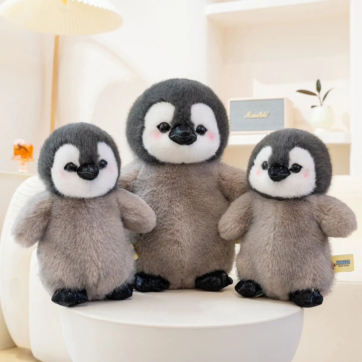 Pudge the Chubby Kawaii Cozy Penguin Snuggle Plushie