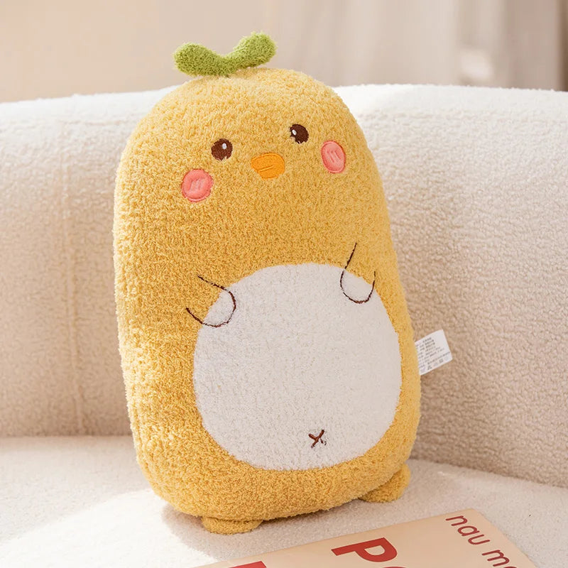 Chubby Kawaii Zoo Animal Snuggle Plush Pillow Collection