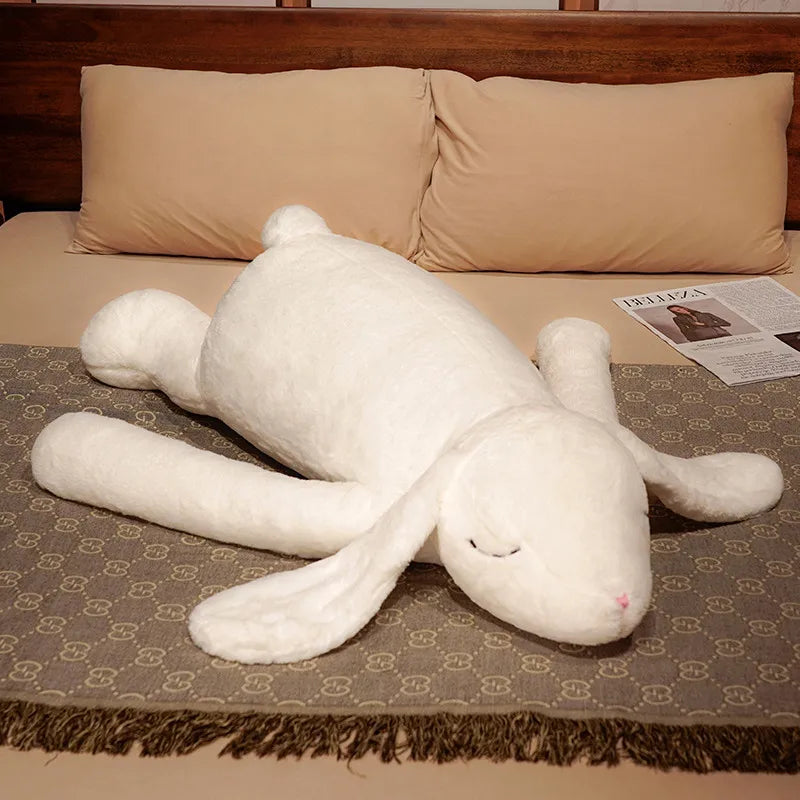 Fluffy the Giant Big Ear Bunny Snuggle Pillow