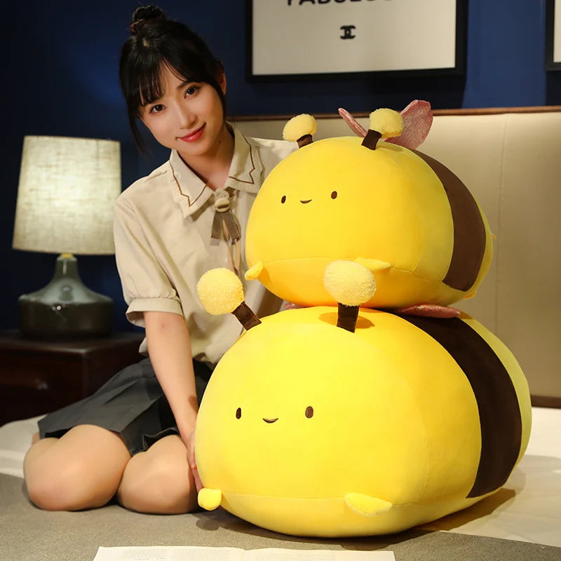 Chubby Kawaii Bumblebee Snuggle Plushie