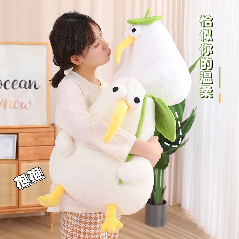 Kiwi the Lifelike Lotus Leaf Kiwi Bird Plushie