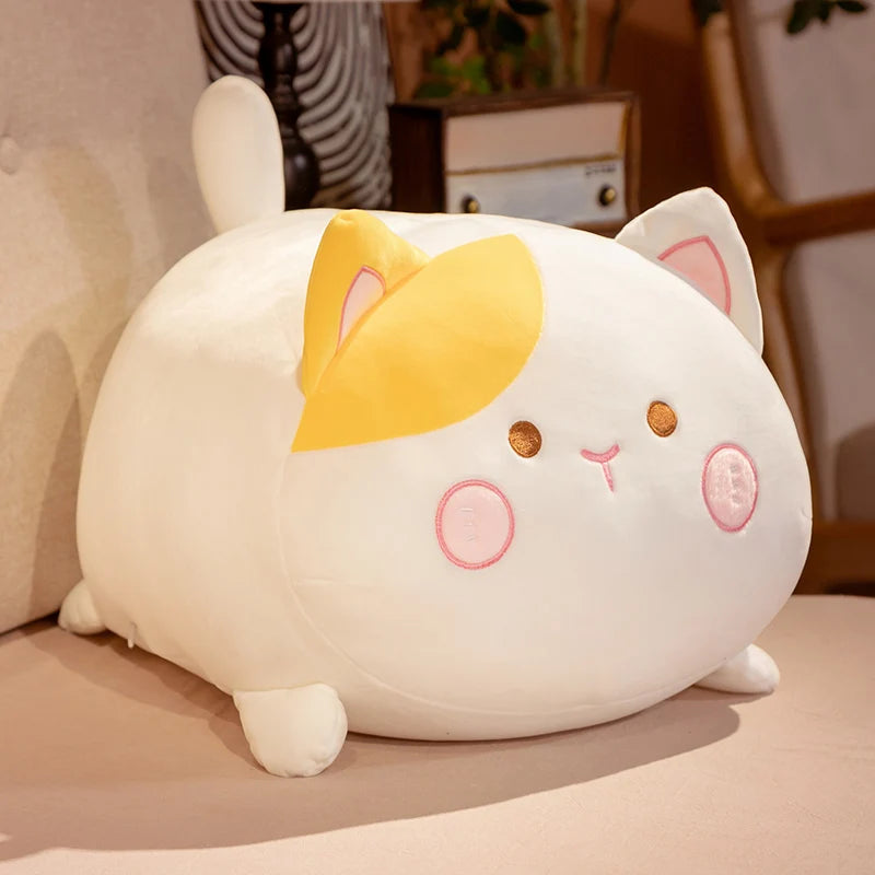 Noodle the Kawaii Fat Cat Snuggle Pillow Plush