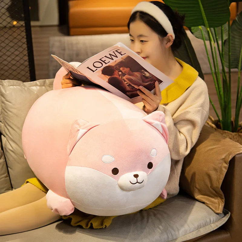 Shiba the Kawaii Chonky Corgi Dog Plush Pillow