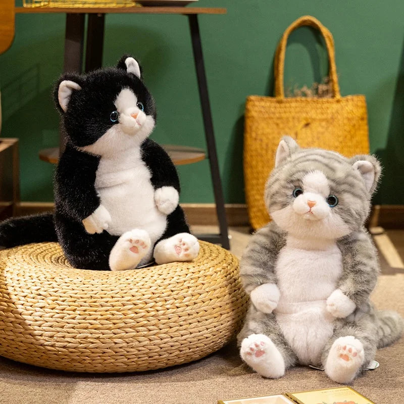 Mochi the Kawaii Sitting Cat Snuggle Plush Pillow