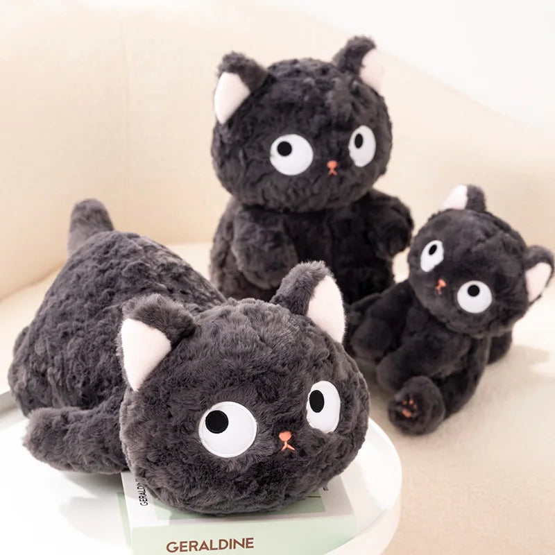 Velvet the Sleepy Black Cat Plush