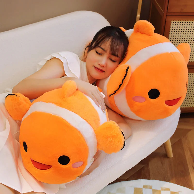 Fishy the Soft Cartoon Fish Marine Plush Pillow