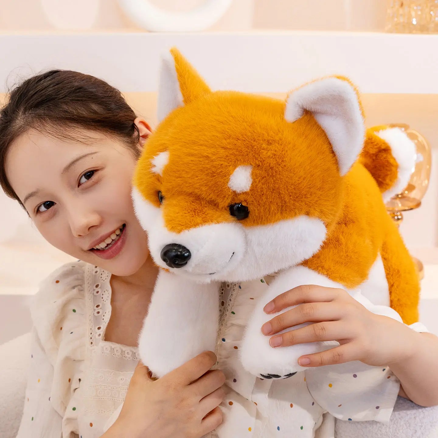 Shiba the Kawaii Lying Shiba Inu Puppy Nap Cushion