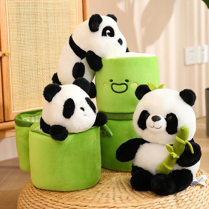 Bamboo Hugger Kawaii Panda Snuggle Plushie