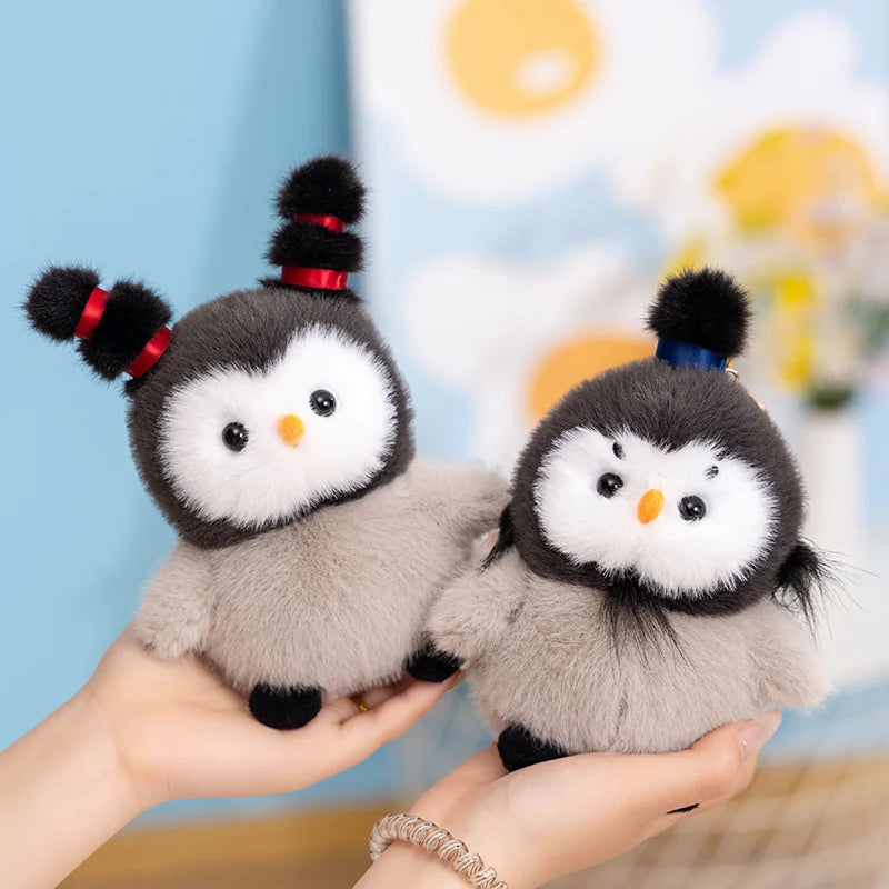 Chonky Kawaii Couple Penguin Snuggle Plush