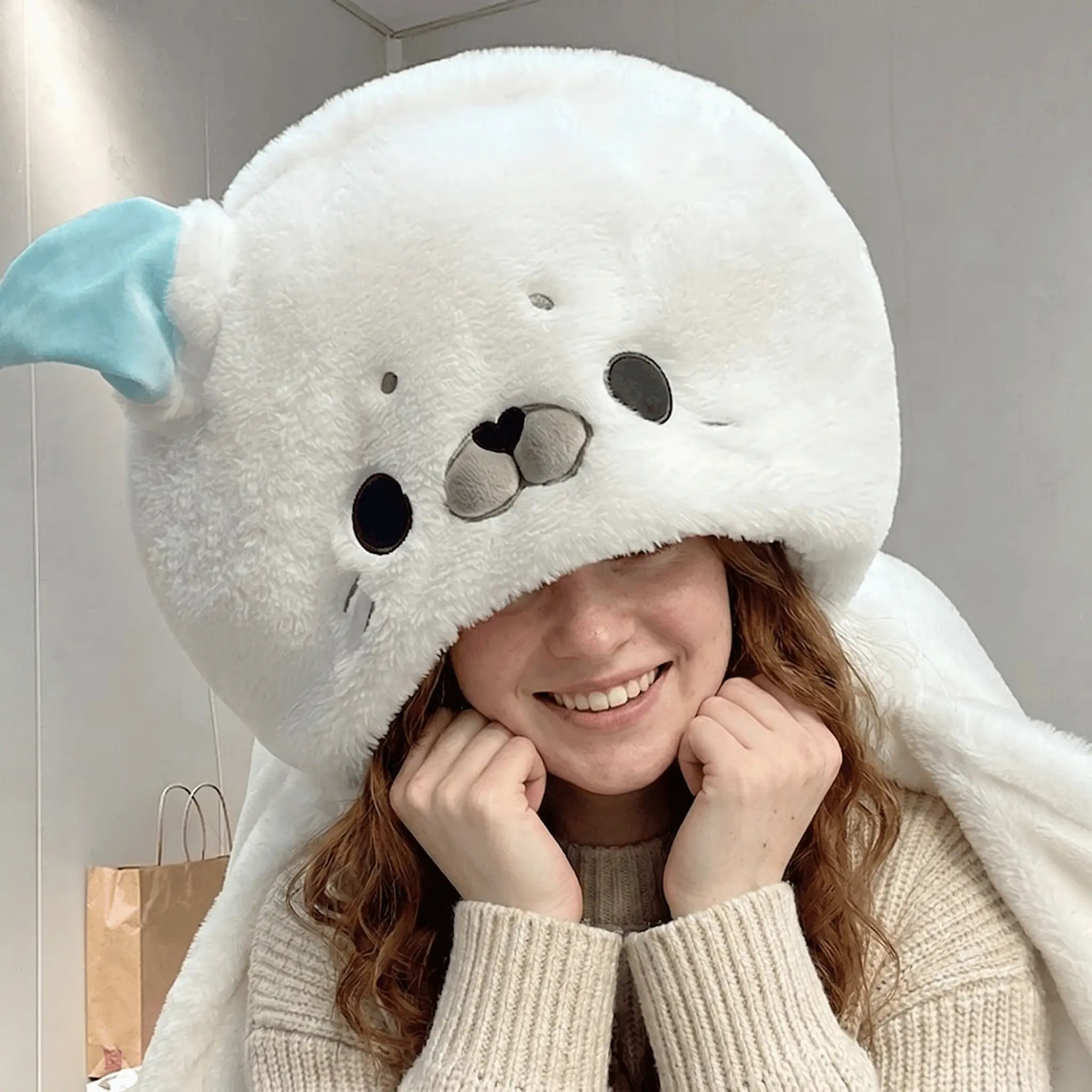 Sealey the Kawaii Soft Cloak Seal Cape Plush