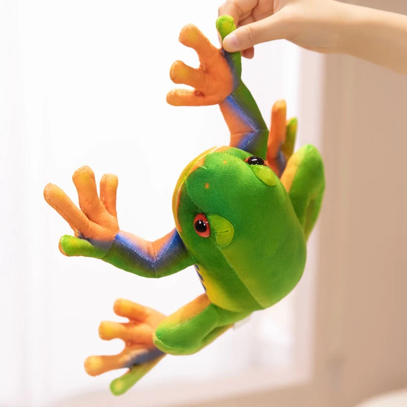 Ribbit the Chonky Kawaii Realistic Frog Plushie