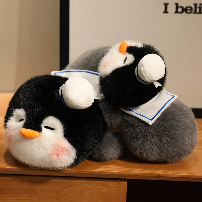 Cozy Kawaii Penguin Snuggle Plush Pillow
