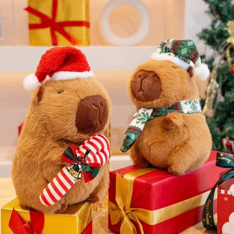 Capy the Festive Red Hat New Year Capybara Plush