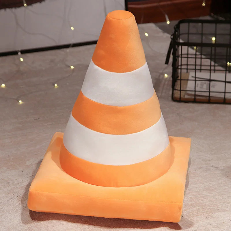 Connie the Squishy Traffic Cone Plush Pillow