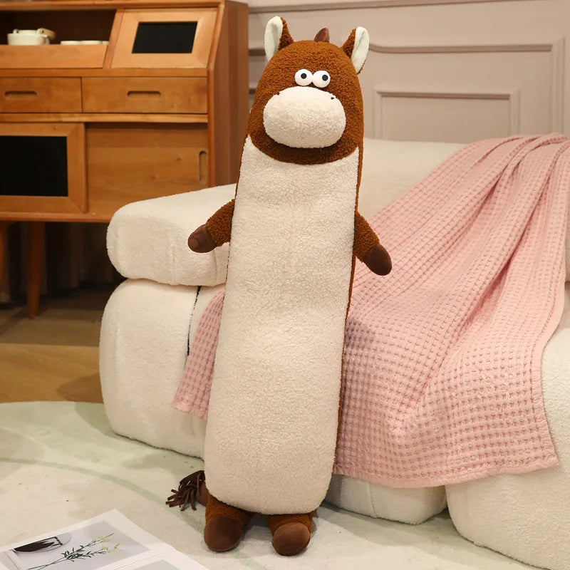 Loungy Kawaii Hippo Snuggle Plush Pillow
