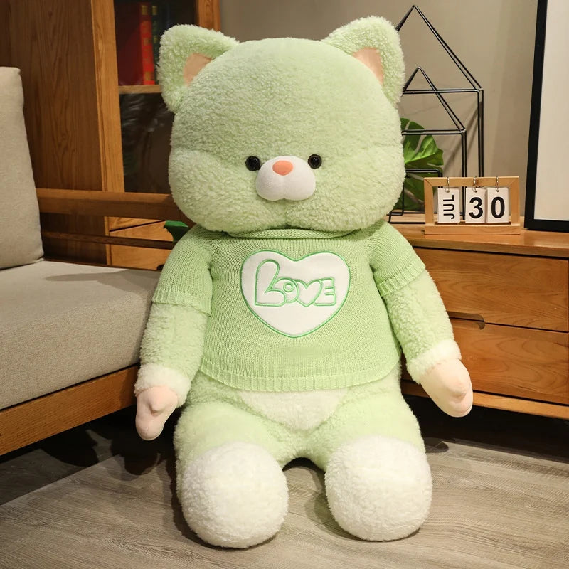 Mittens the Kawaii Long-Leg Sweater Kitten Plushie