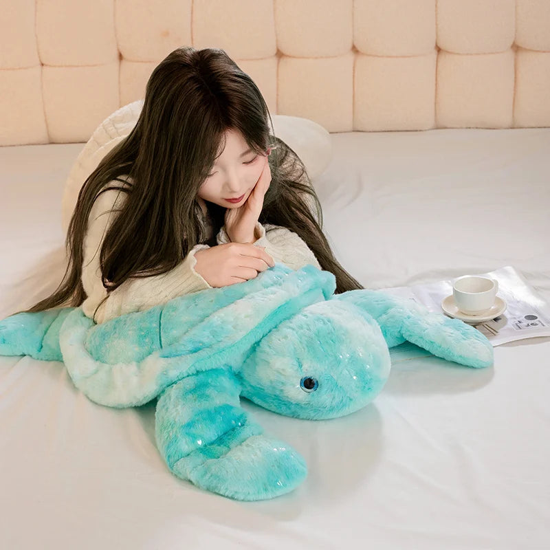 Colorful Chubby Turtle Kawaii Plushie Pillow