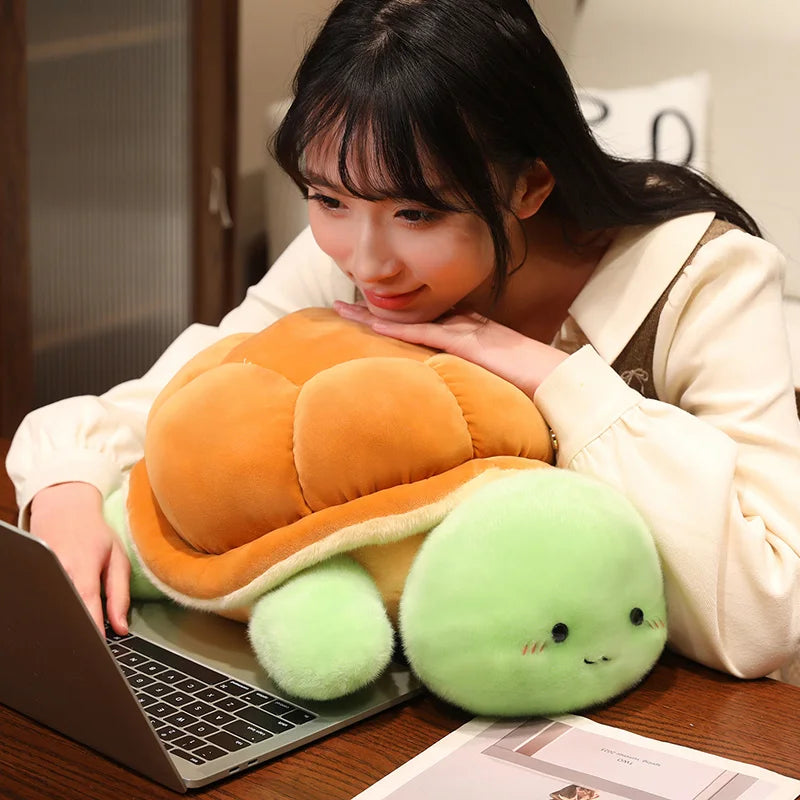 Bready the Kawaii Bread Sea Turtle Plush Car Decor Pillow