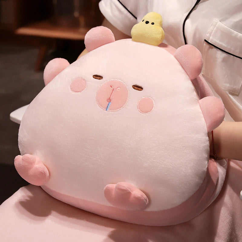 Capy the Capybara Blanket Sofa Seat Plush Cushion