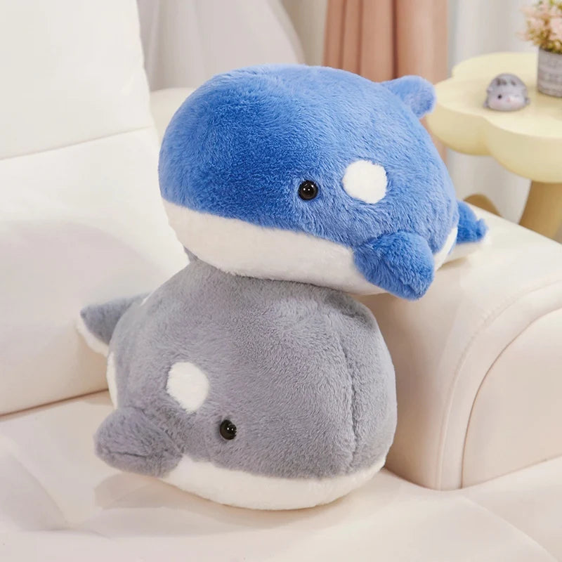 Oreo the Round Chubby Orca Whale Soothing Plushie
