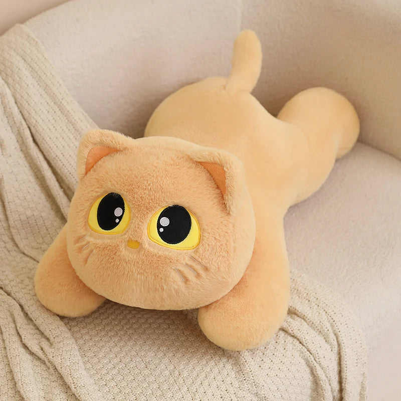 Luna the Kawaii Soft Lying Cat Plush Cushion