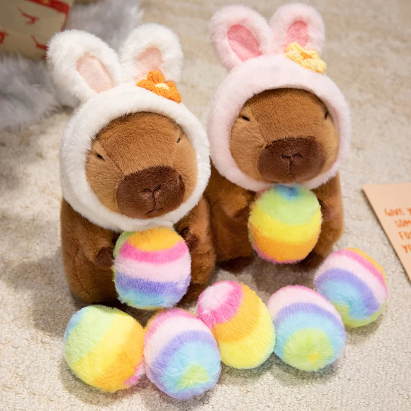 Blossom Bouquet Hugging Bunny Plushie