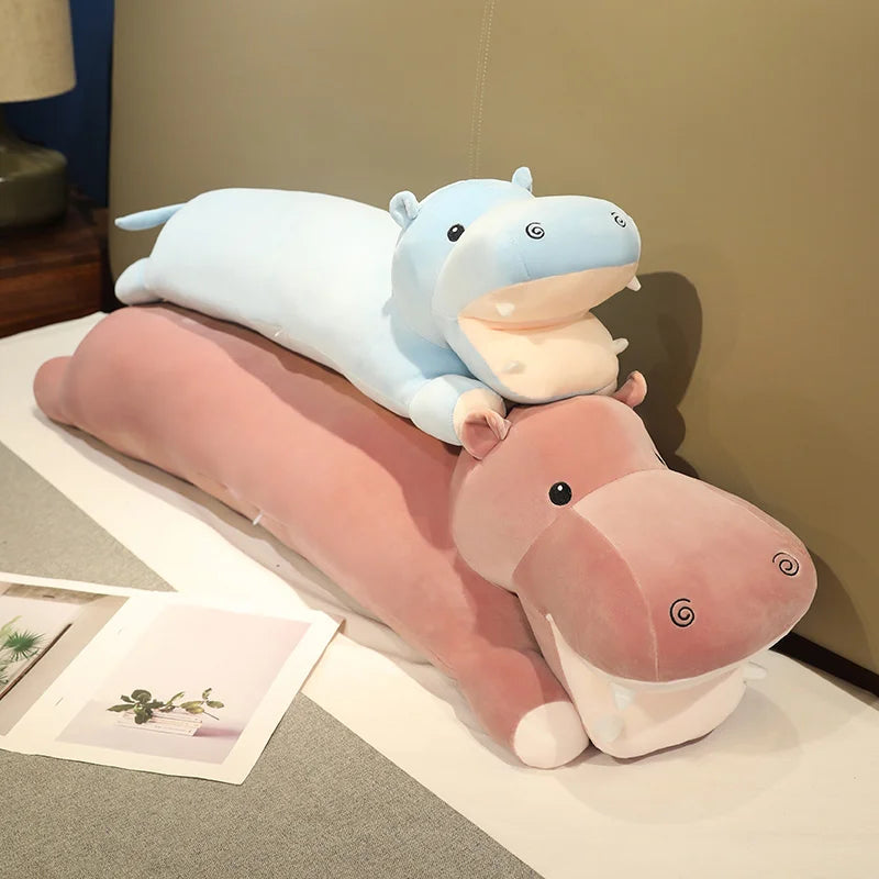 Humphrey the Giant Soft Kawaii Hippo Snuggle Plushie