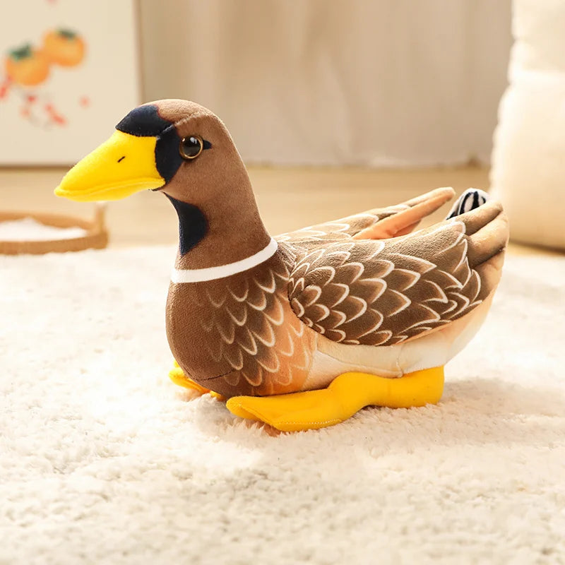 Puddles the Soft Simulation Brown Duck Plushie