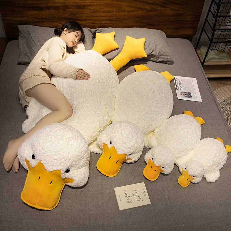 Puddles the Giant Sleeping Duck Plush Mat