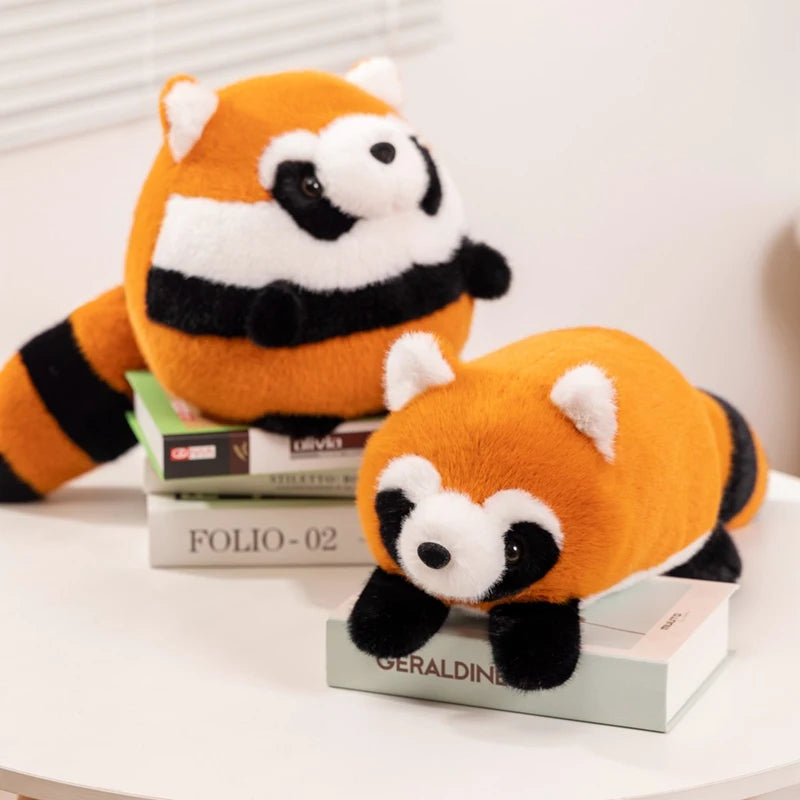 Pudgy Round Red Panda Snuggle Plushie