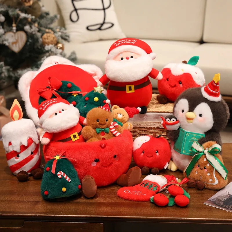 Jolly Christmas Squad Santa Gingerbread Tree Plushies