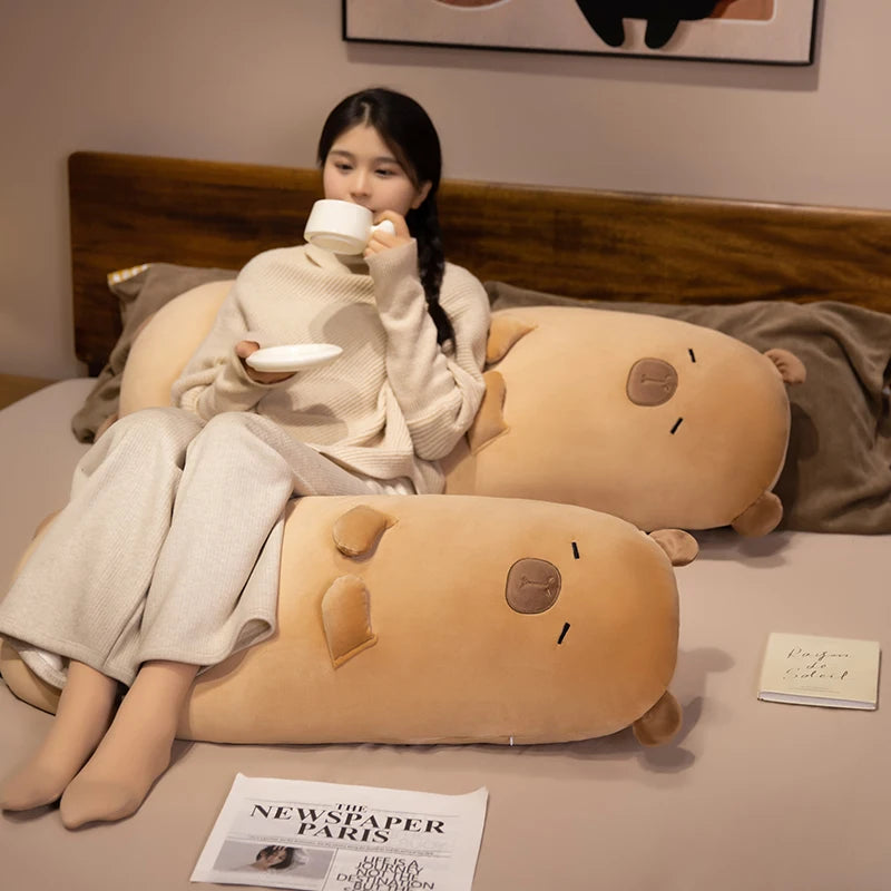 Capo the Chonky Long Capybara Leg Pillow Plush