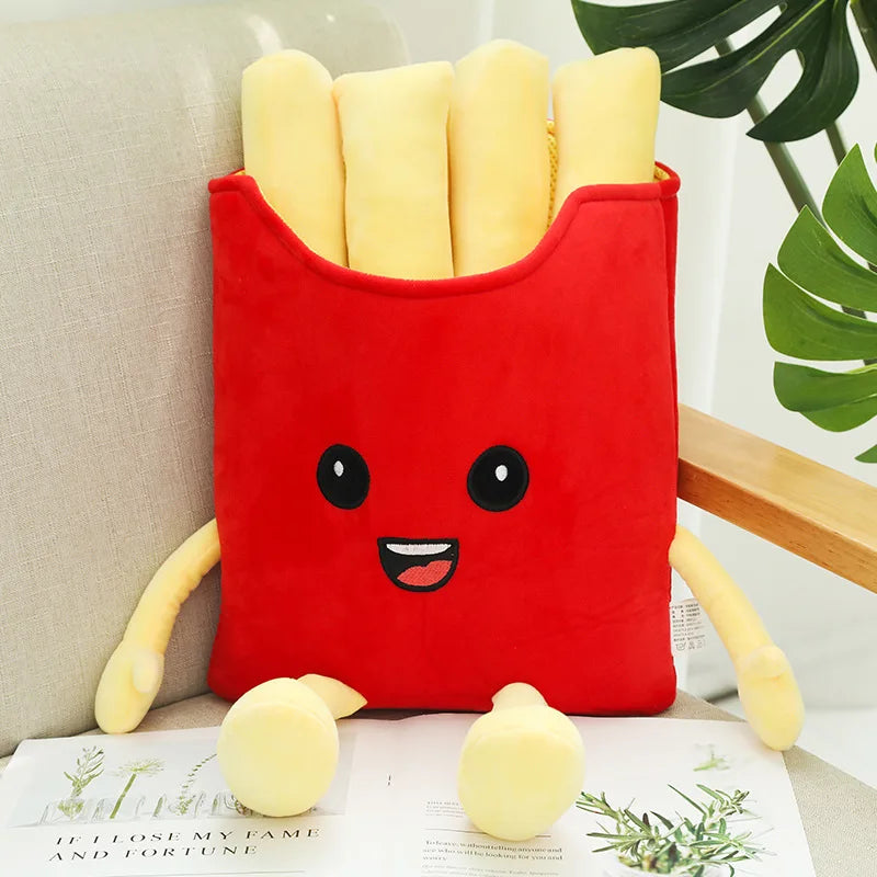 Bites the Kawaii Fast Food Plush Pillow Set