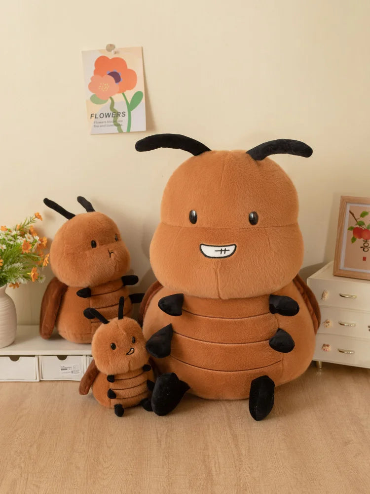 Buzzy the Ant Bee Cockroach Funny Plush Pillow