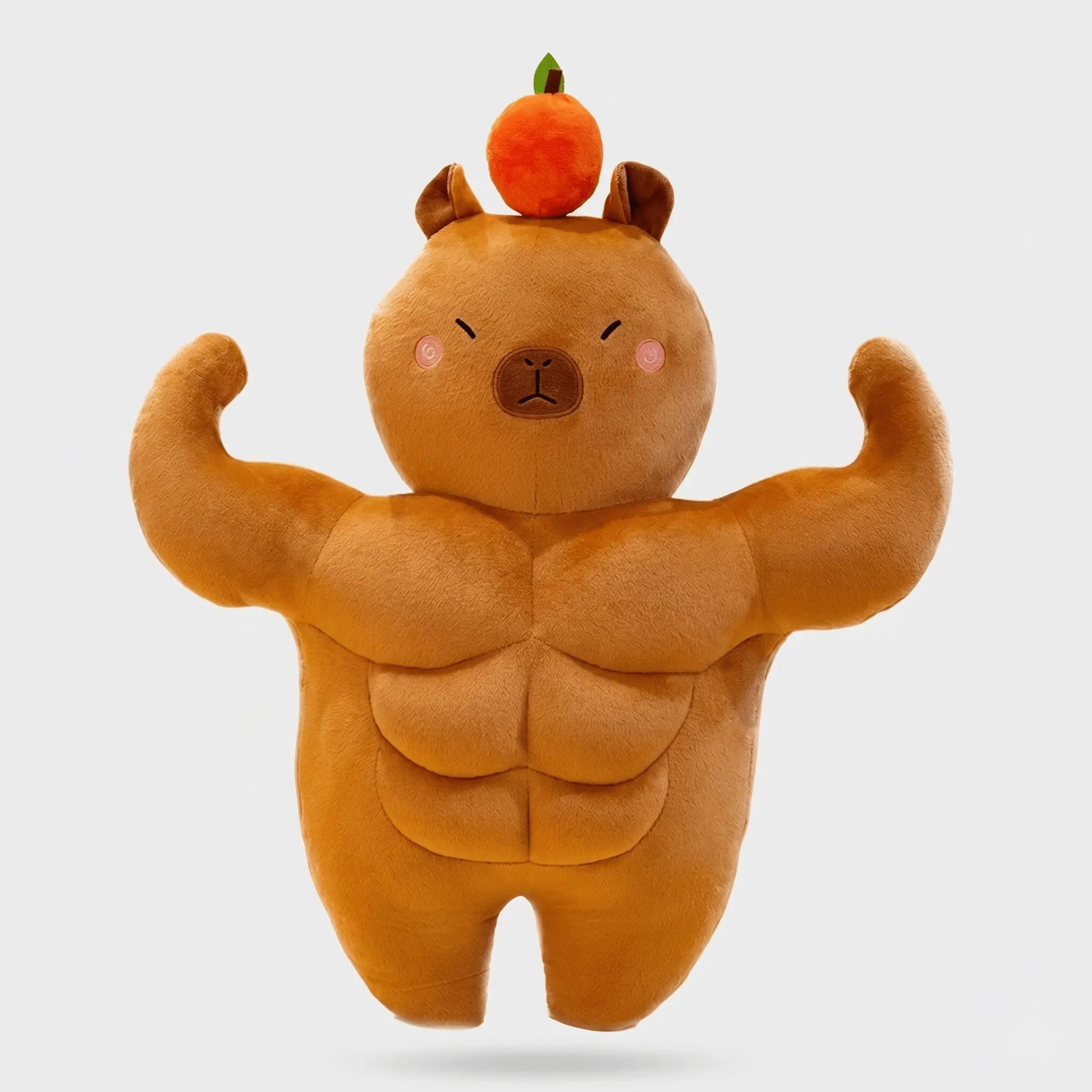 Muscles the Chonky Funny Capybara Snuggle Plushie