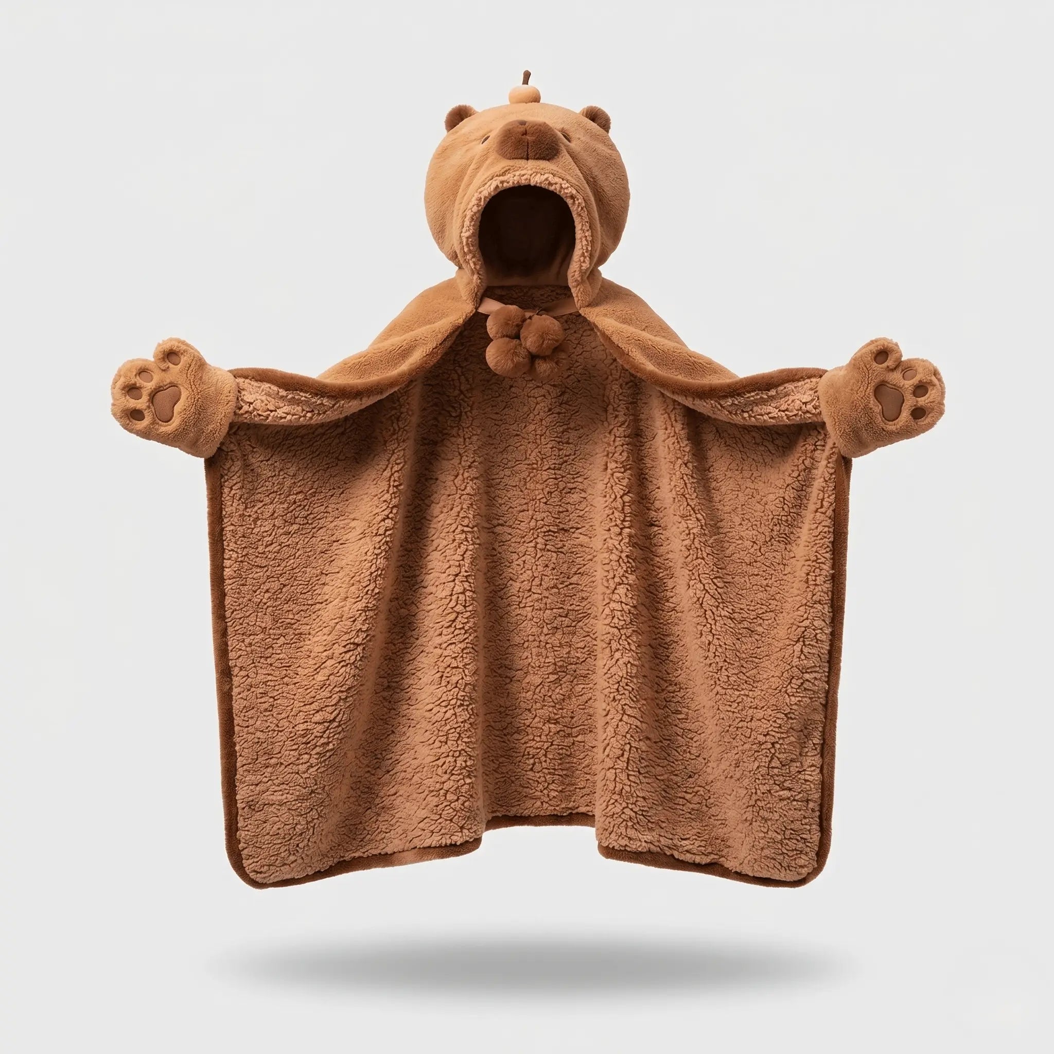 Capy the Kawaii Black Cloak Capybara Blanket Plush