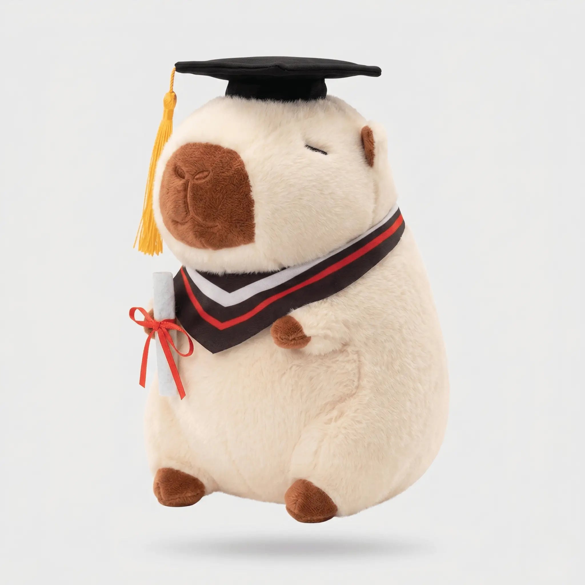 Capy the Graduation Doctor Hat Capybara Plush Pillow