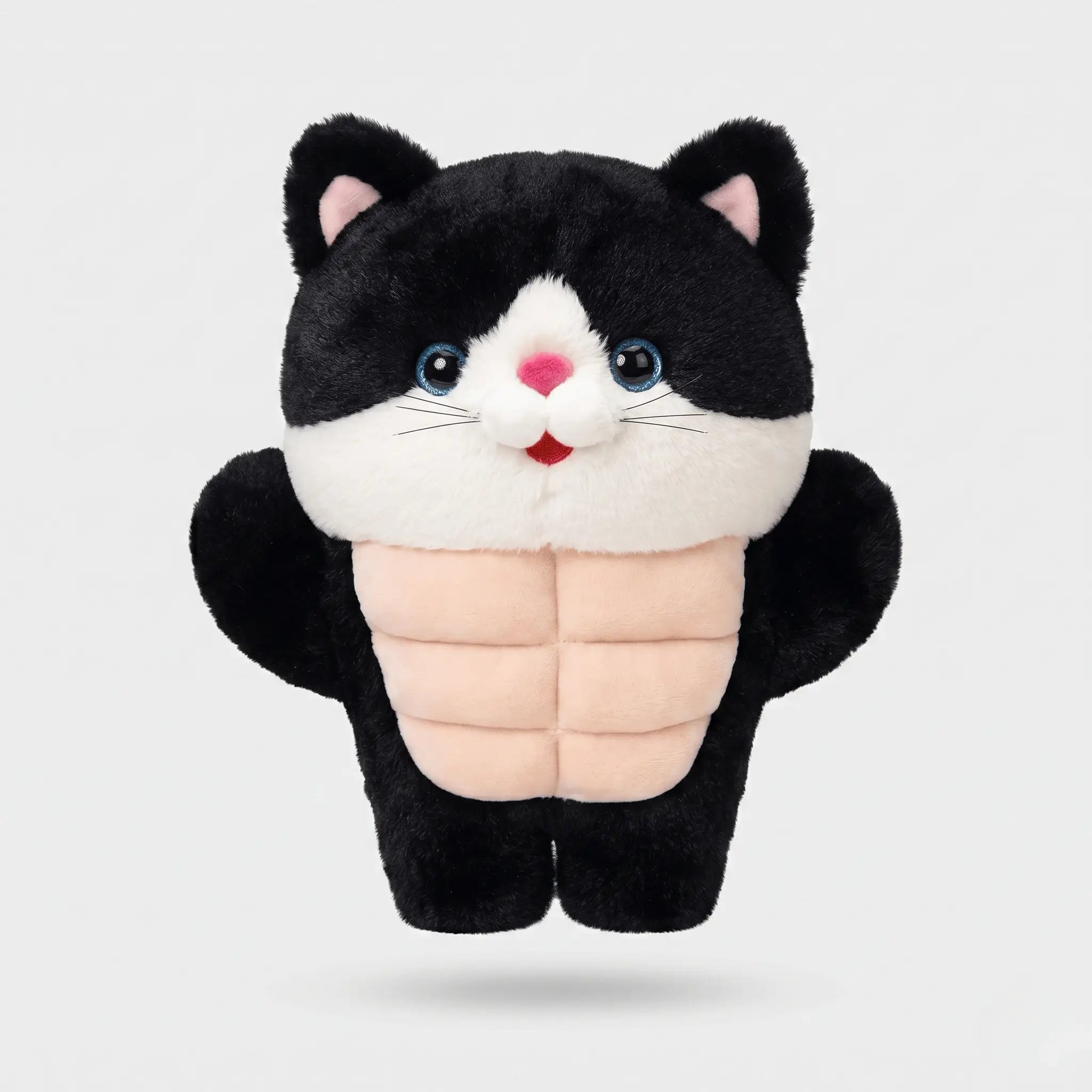 Muscles the Chonky Kawaii Cat Snuggle Plushie