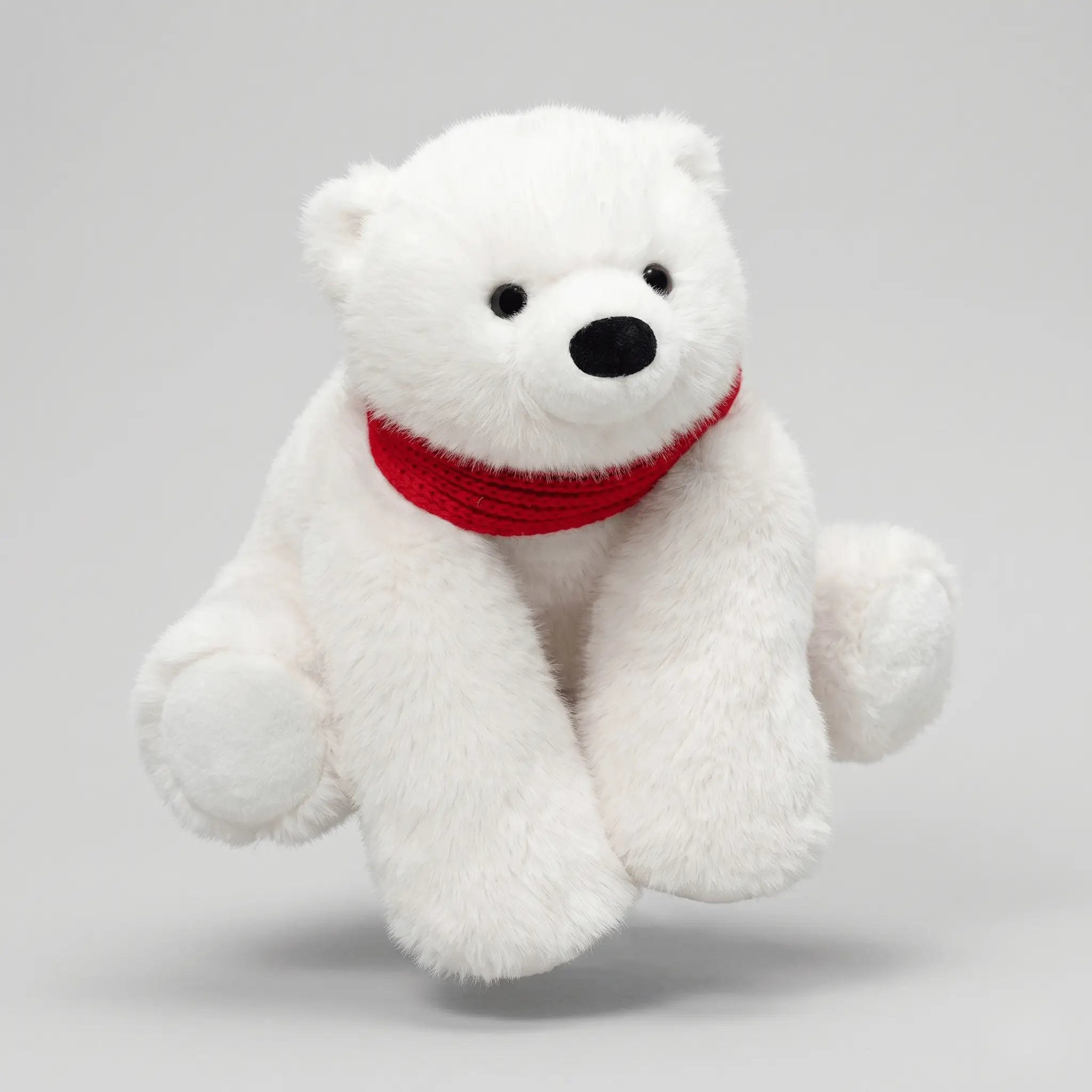 Frosty the Scarf-Wearing Polar Bear Room Plushie