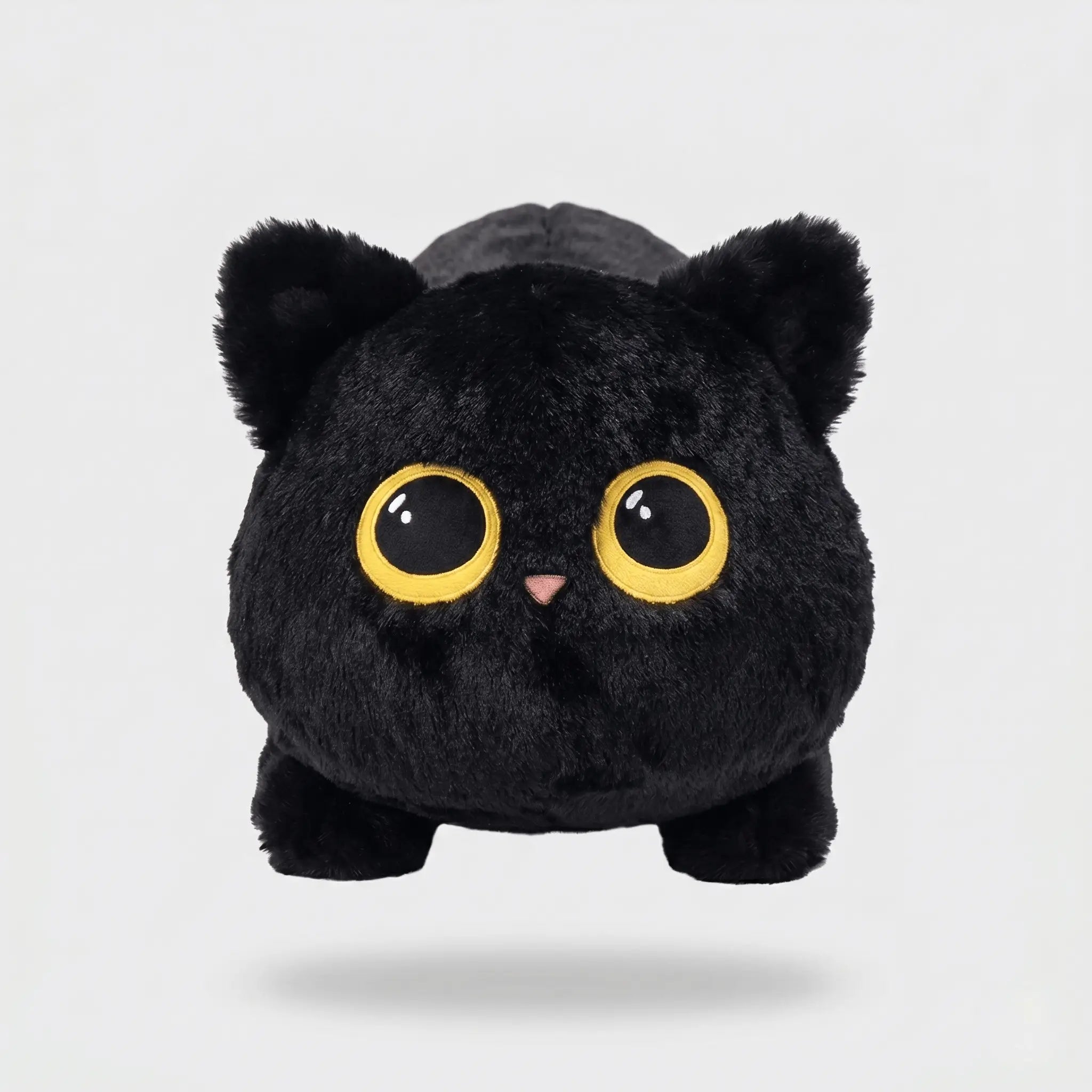 Cozy Lying Black Cat Snuggle Pillow