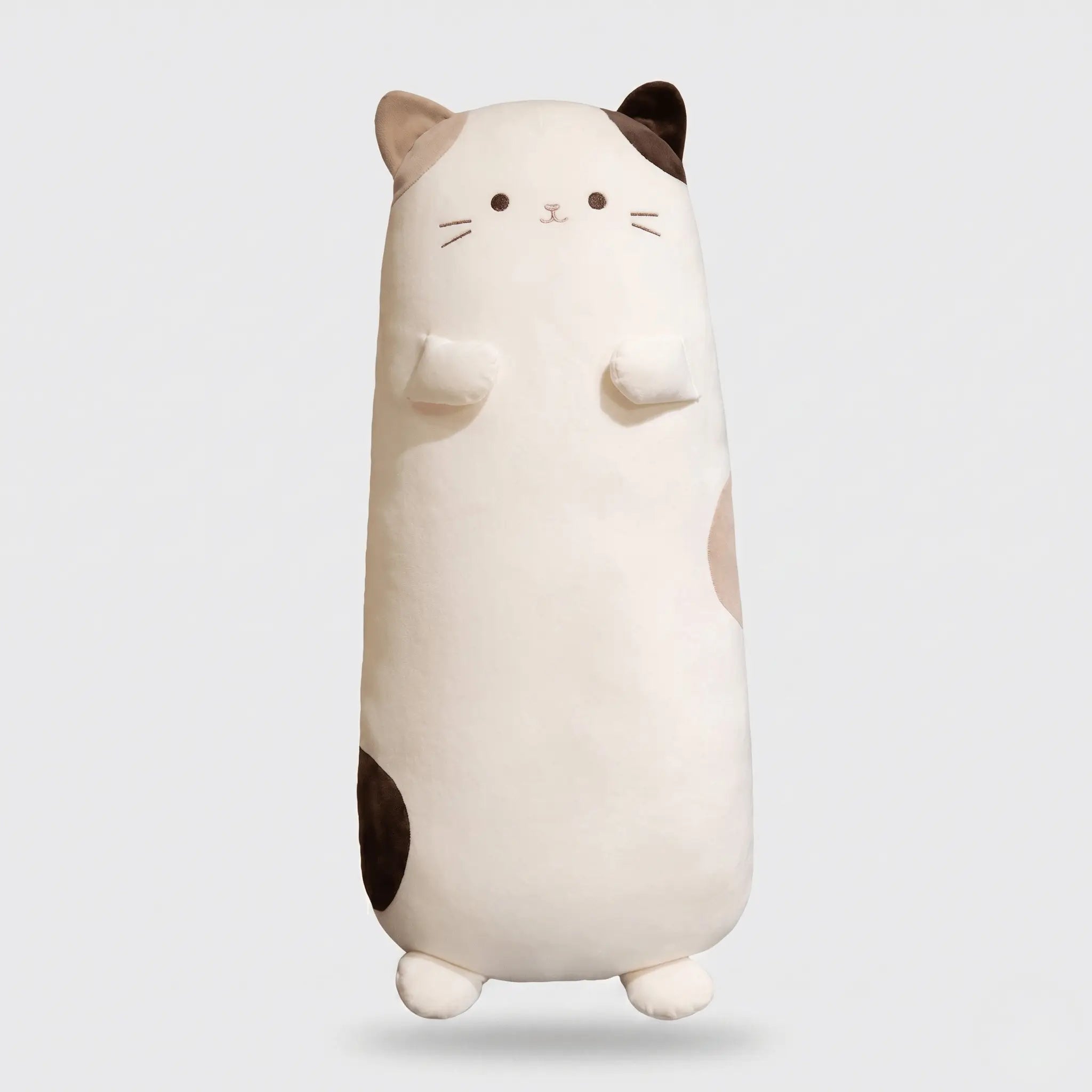 Cozy Long Calico Cat Leg Pillow Plush