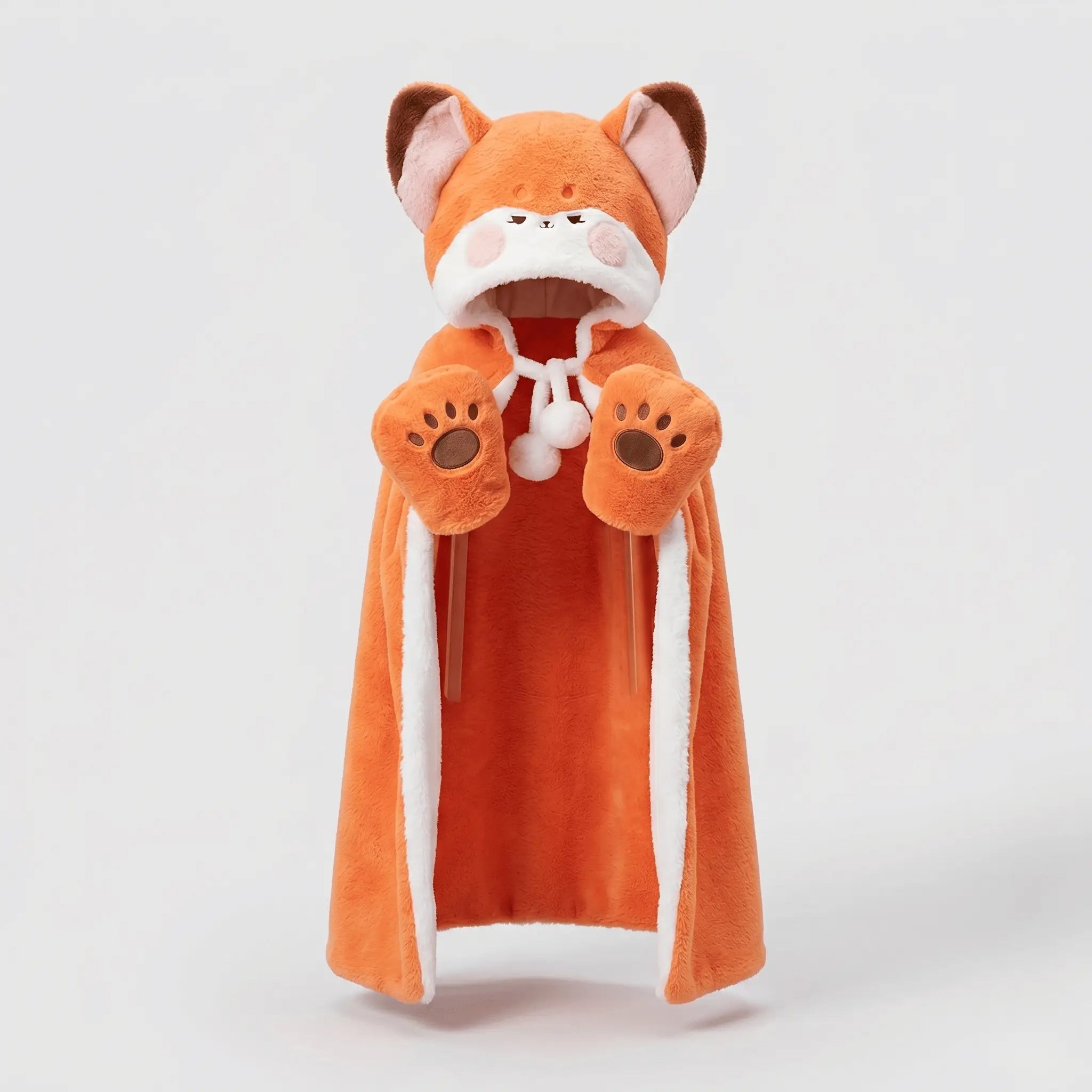 Vixen the Kawaii Fox Cloak Cape Plush Blanket