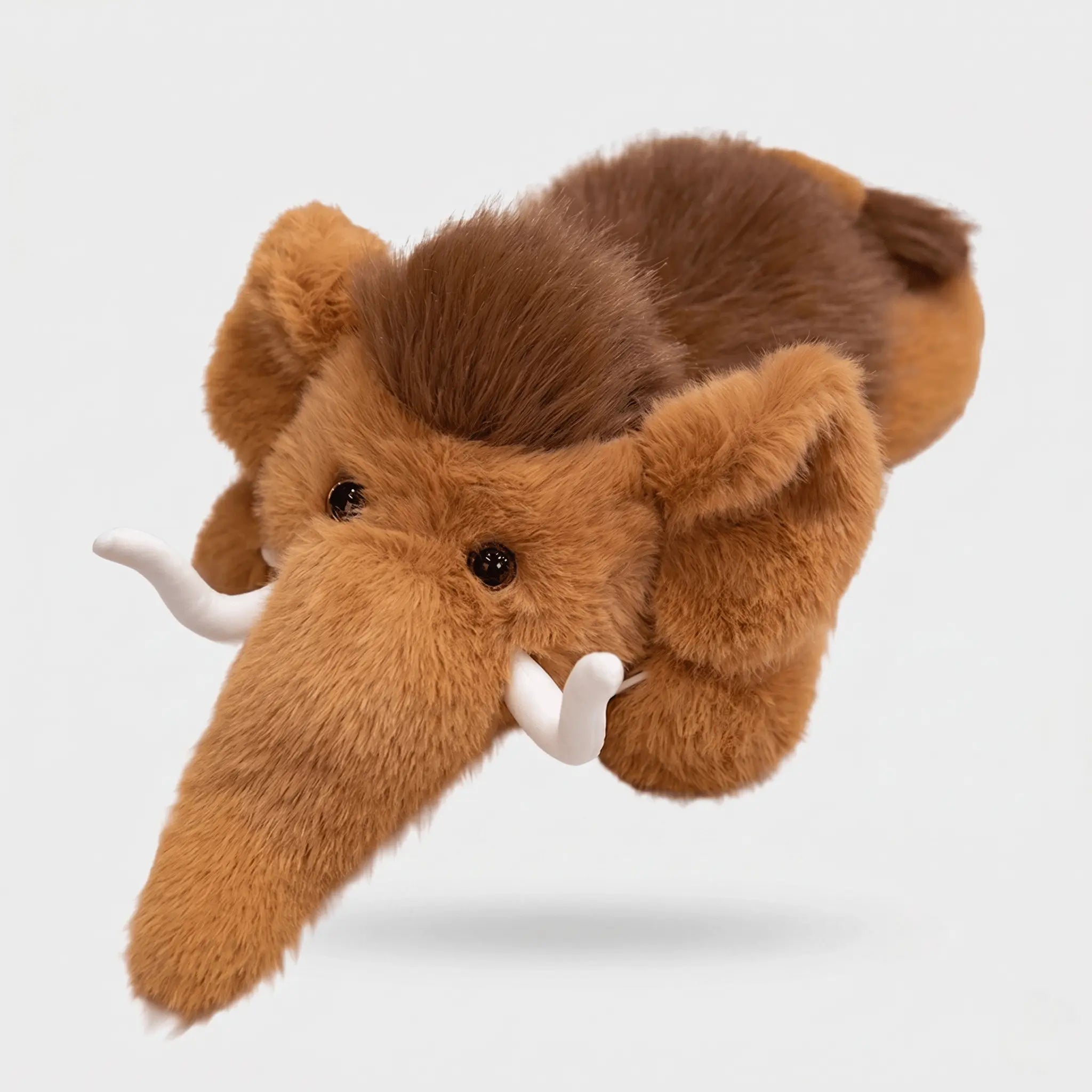 Woolly the Soft Brown Mammoth Elephant Plush Pillow